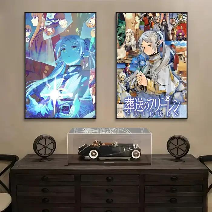 Affiche HD Anime Frieren Anime thème chaud chanteur/OST/film-autocollant imperméable décor à la maison
