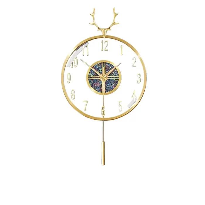 Horloge murale à pendule au Design moderne De luxe