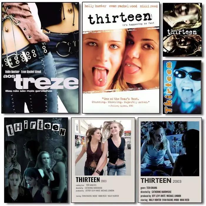 Affiches autocollantes de Film de treize