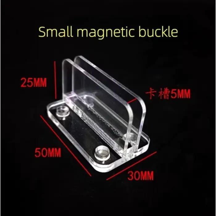 Clip magnétique en acrylique pour affiche de bureau