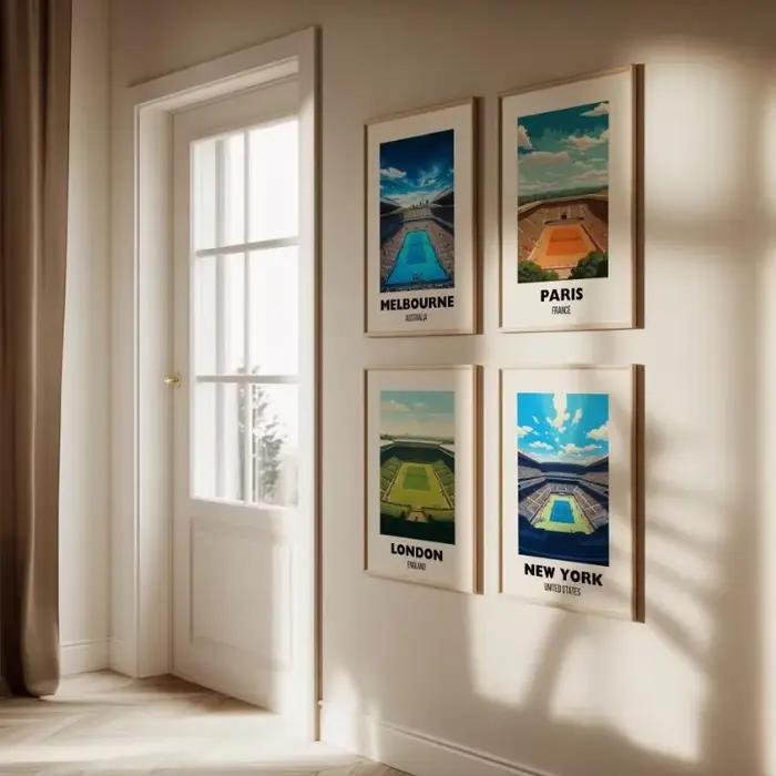 1 pièce, affiche sans cadre sur toile