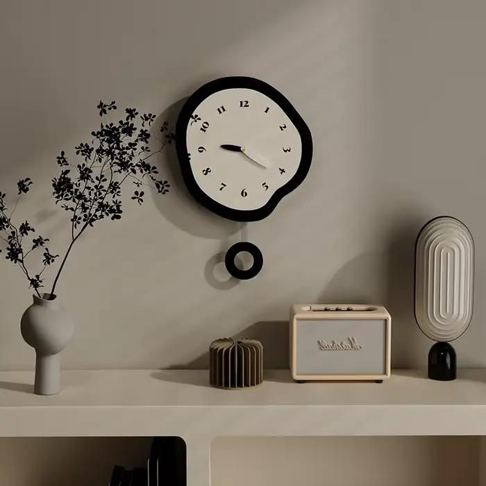 MOMO horloge murale scandinave Restaurant Ins