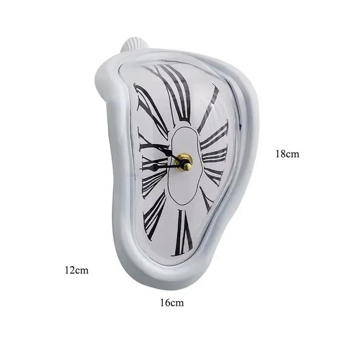 Horloge murale silencieuse à effet de fusion