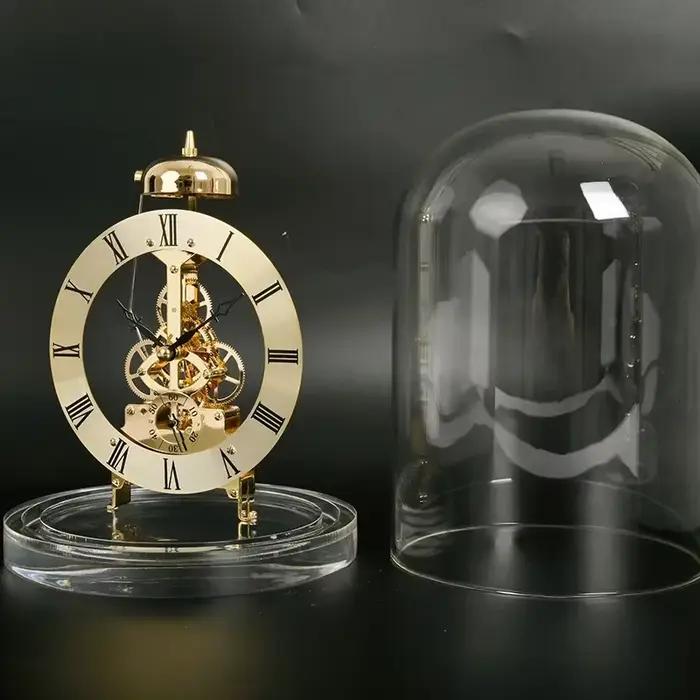 Horloge de bureau mécanique en métal nordique