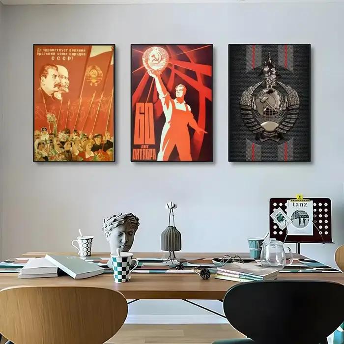 Affiche soviétique style Staline