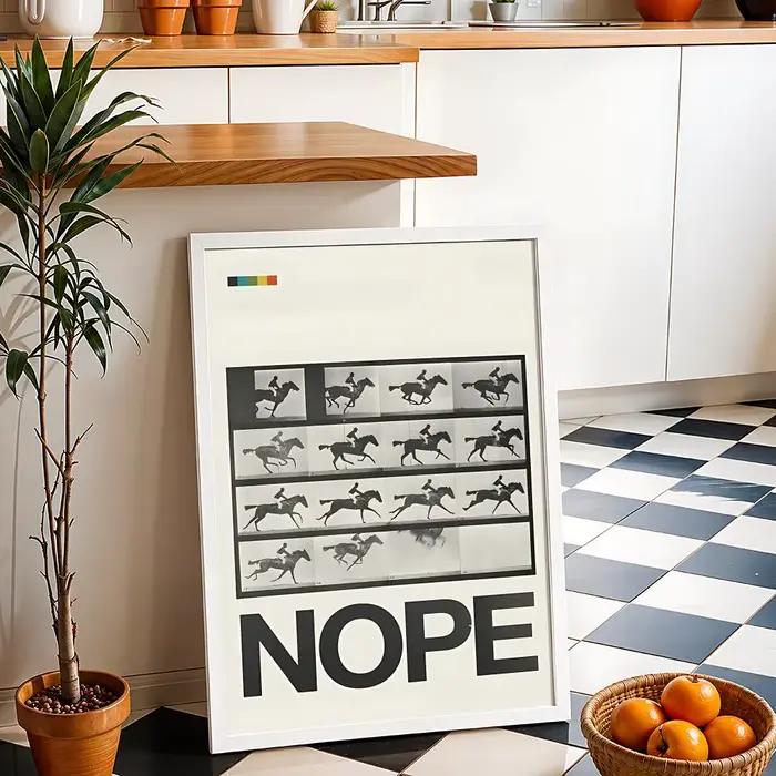 Affiche murale autocollante HD du film N-Nope