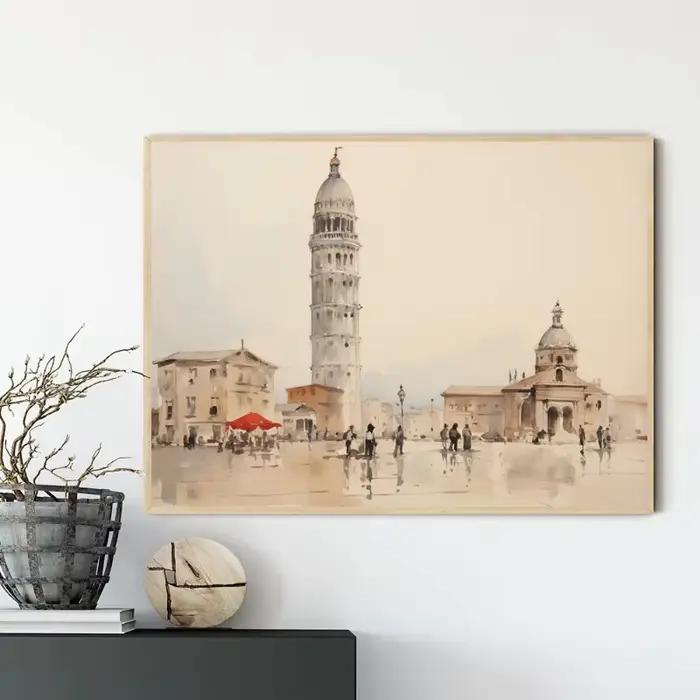 Toile imprimée de paysage urbain européen