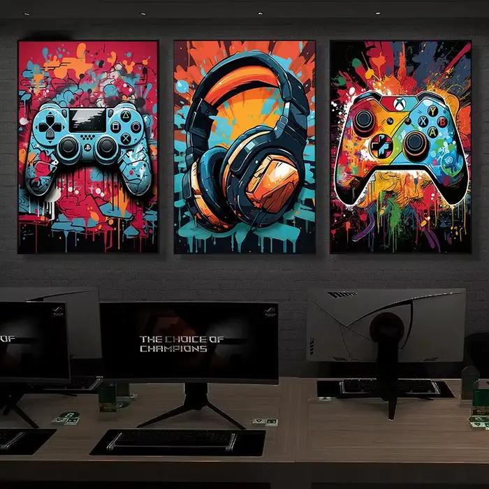 Affiche de jeu Graffiti imprimée