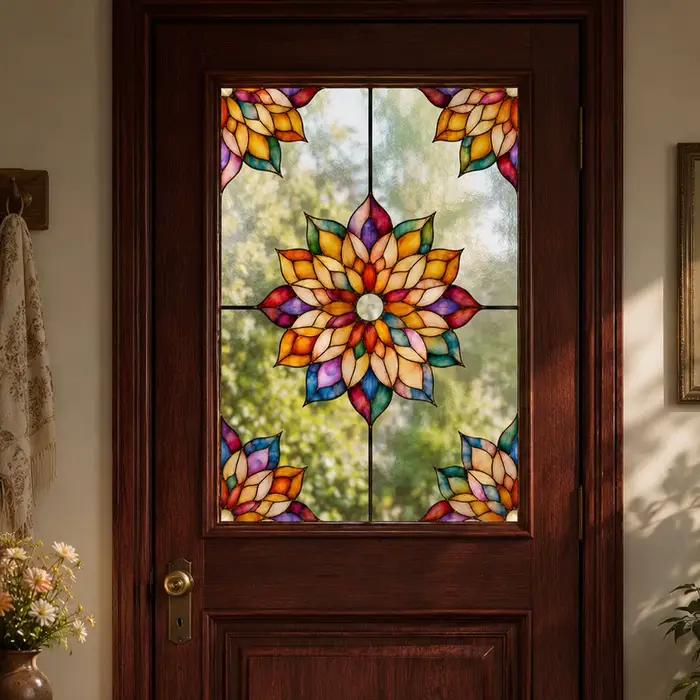 Film décoratif pour fenêtre en verre