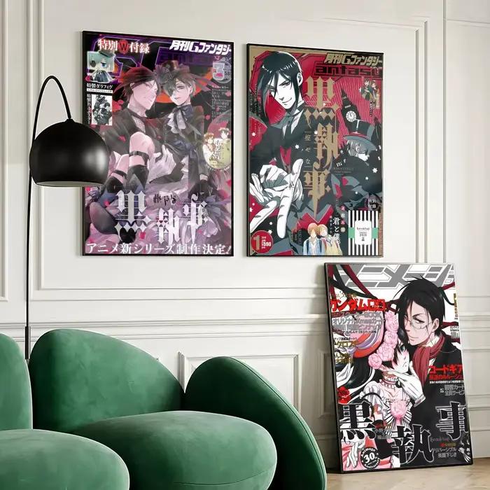 Affiche sur toile noire B-Butler