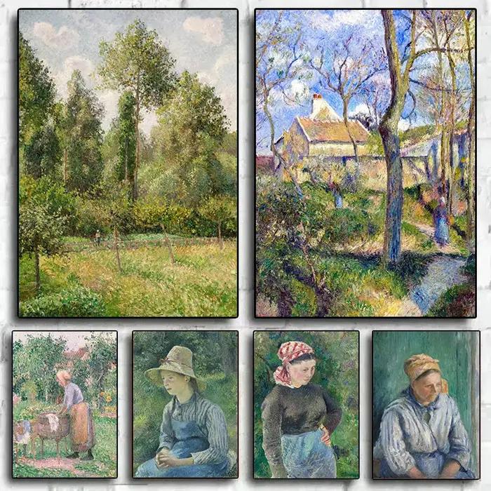 Affiche de paysage de la nature de Camille Pissarro