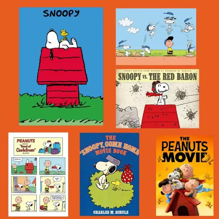 Peinture décorative Snoopy sans cadre