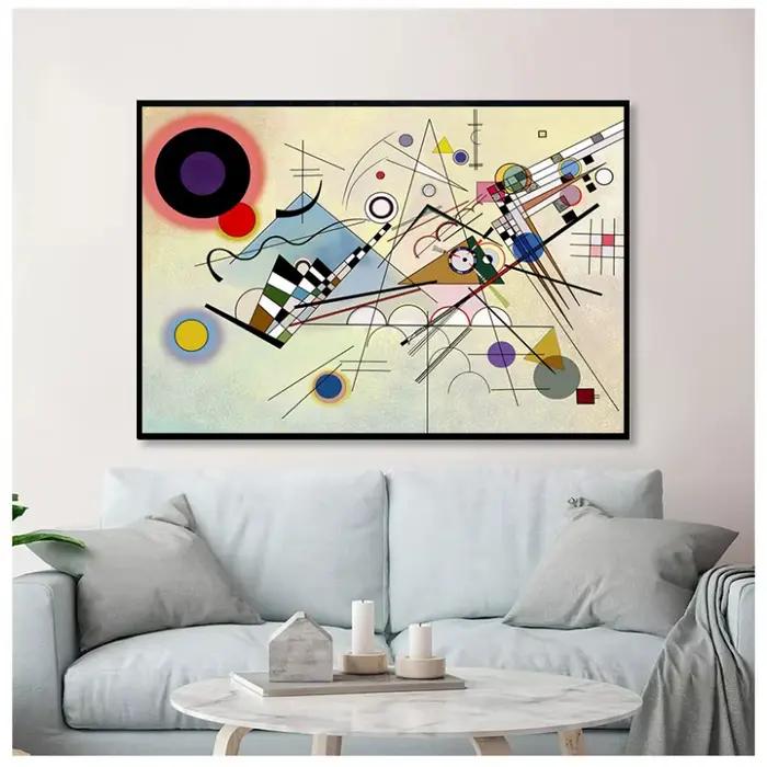 Kandinsky – affiches et imprimés d'œuvres d'art colorées de géométrie abstraite célèbre