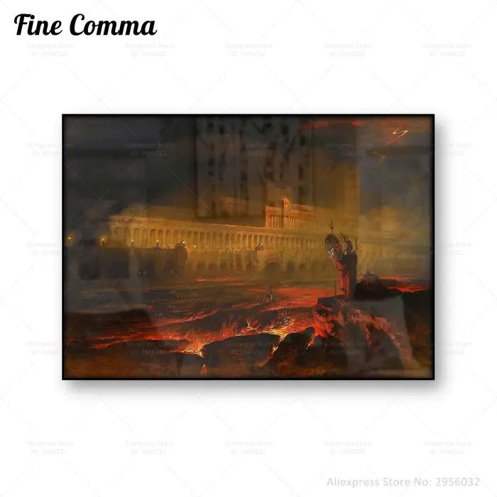 Affiche murale vintage avec impression sur toile