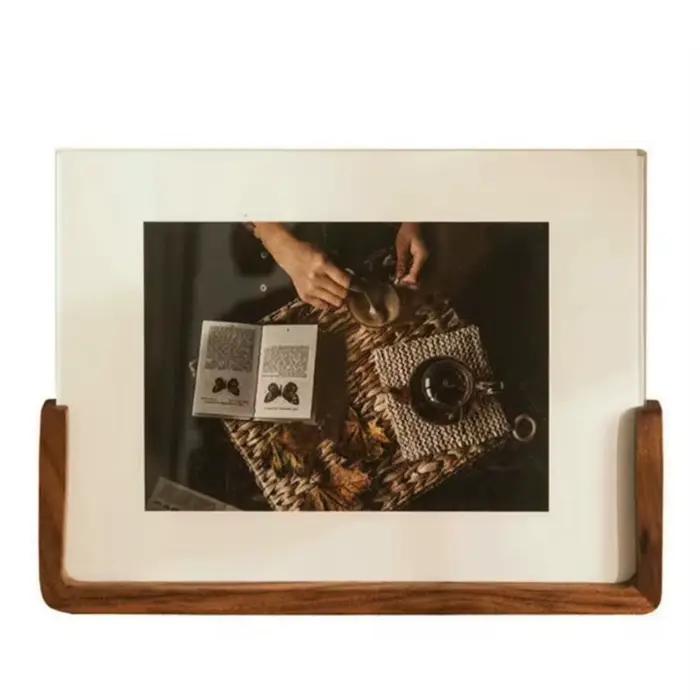 Cadre Photo en noyer/hibêtre 10x15 15x20 20x25cm