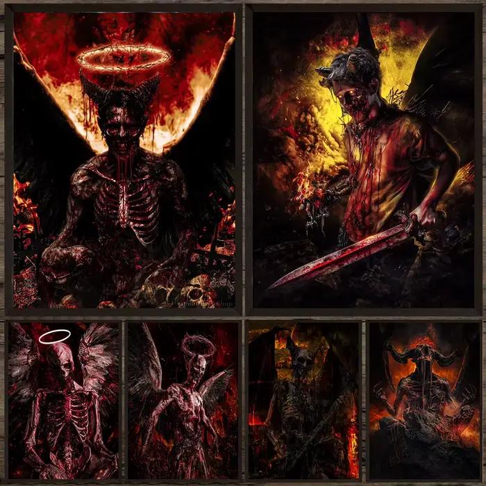 Corpses d'anges tombés dans l'enfer