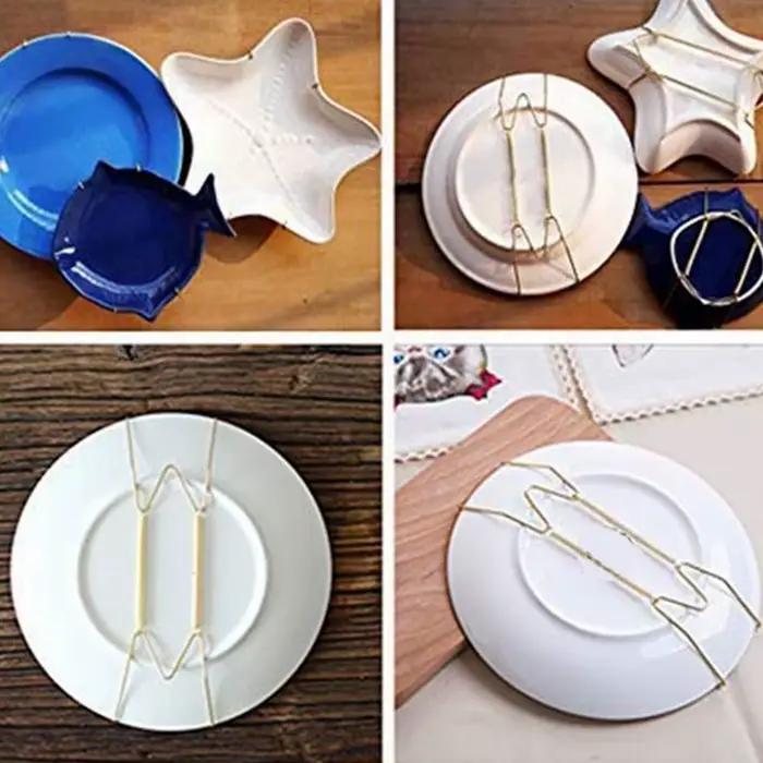 10 paquets de supports de plaques murales de 6 pouces