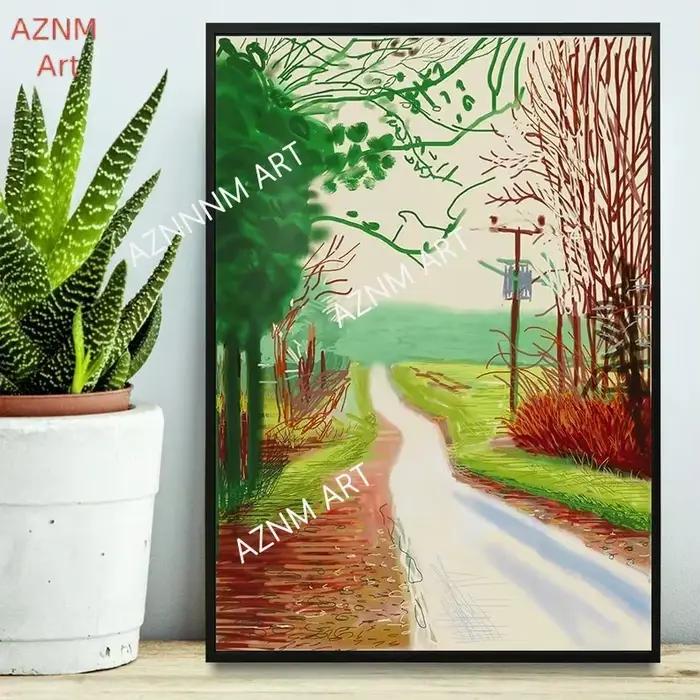 David Hockney, l'arrivée du printemps