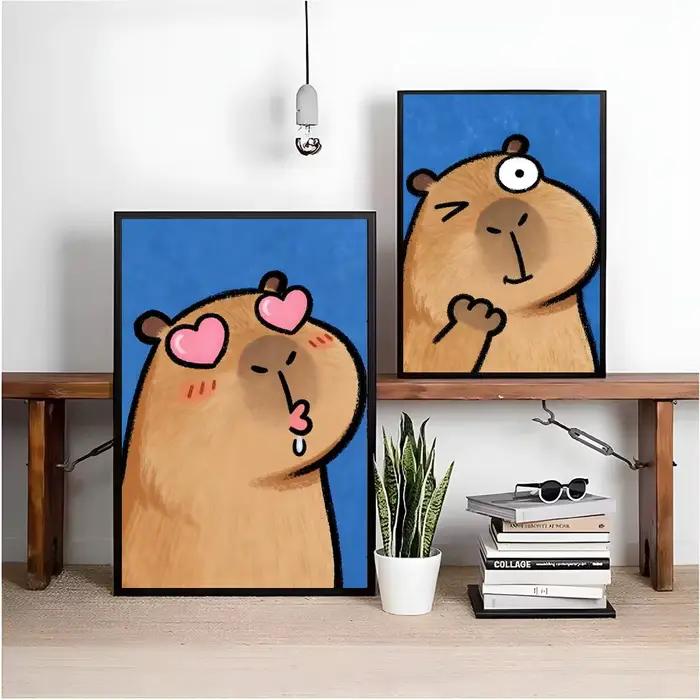 Peinture de dessin animé Kicapara simple et mignonne