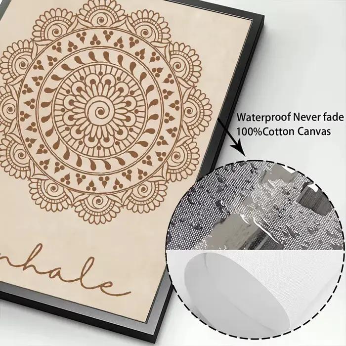 Toile d'art mural Mandala abstrait