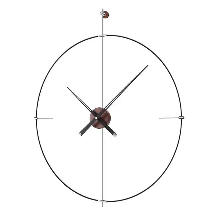 Grande horloge murale silencieuse 3D