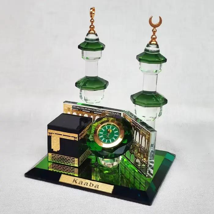 Maquette de la Tour de l'Horloge de la Kaaba en Cristal