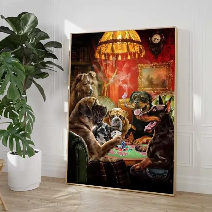 Affiche amusante sur toile d'animaux
