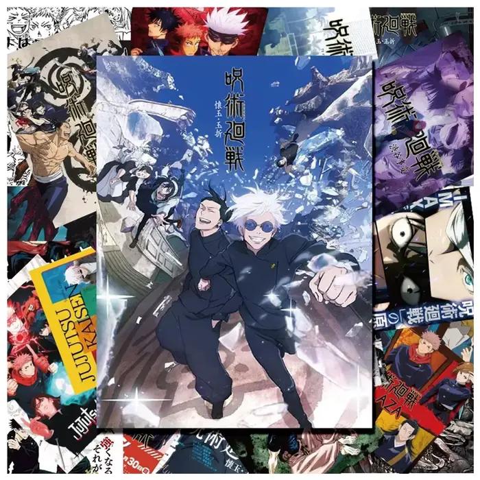 10/30/60 pièces Cool Jujutsu Kaisen Anime affiche autocollants Satoru Gojo dessin