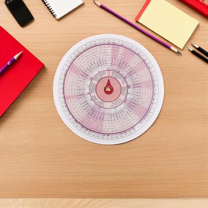 Outil de diagnostic de la médecine traditionnelle chinoise : Roue de diagnostic double face pour la différenciation des syndromes – Aide à l'apprentissage de la MTC pour l'acupuncture