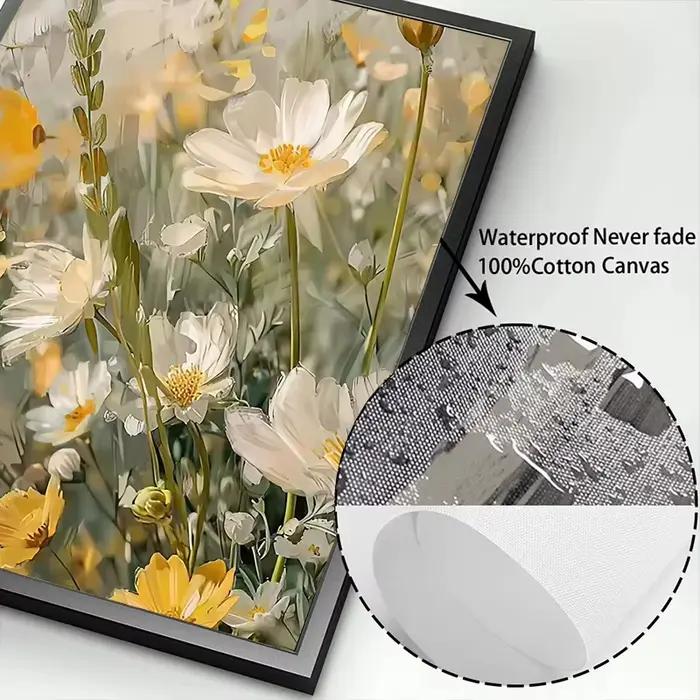 Printemps académie vent plante fleurs marguerites tulipe papillon abeilles rétro affiche impressions toile peintures mur Art photos décor à la maison
