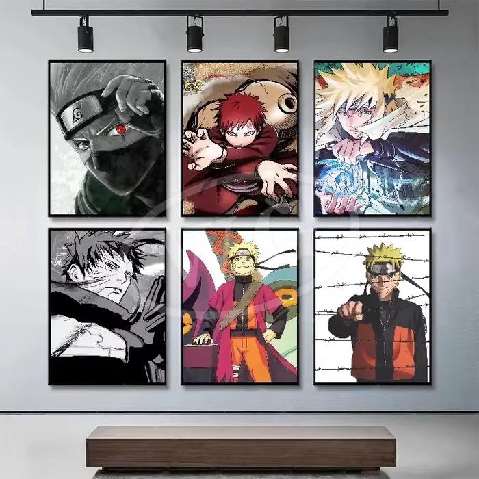 NarAAPoster Anime Toile Peinture pour Décoration de Maison Moderne