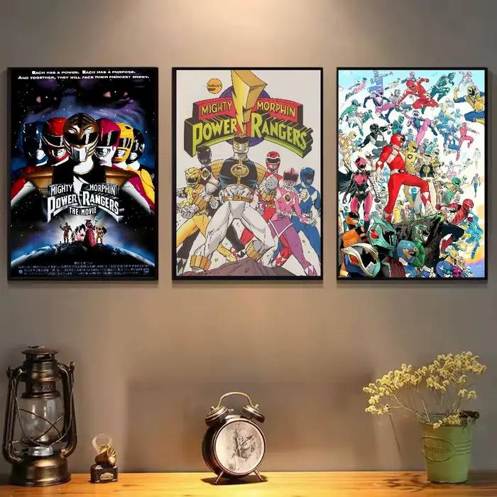 Affiche TV m-meighty Morphin Power Rangers