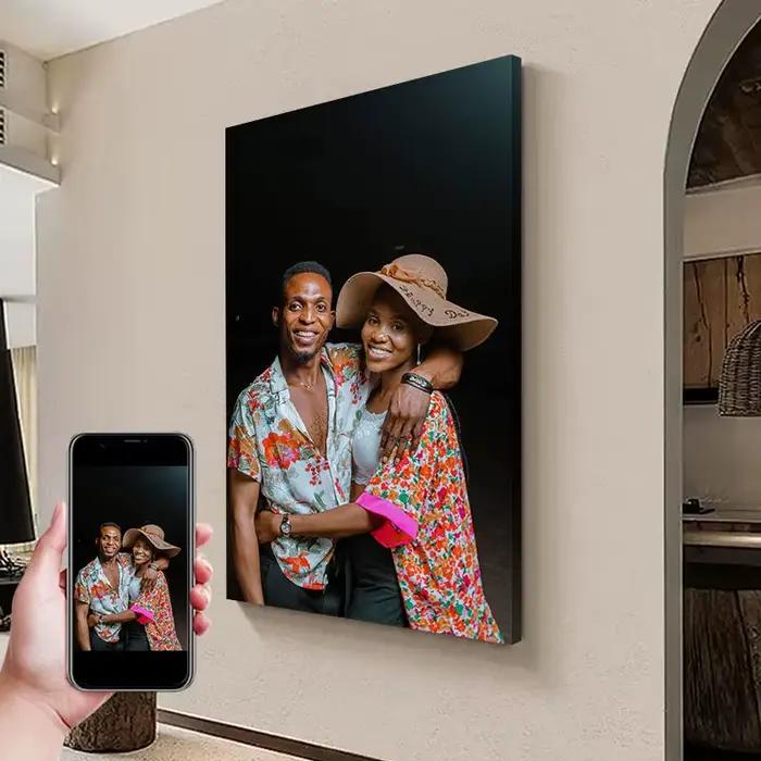 Affiche photo personnalisée avec cadre DIY ou sans