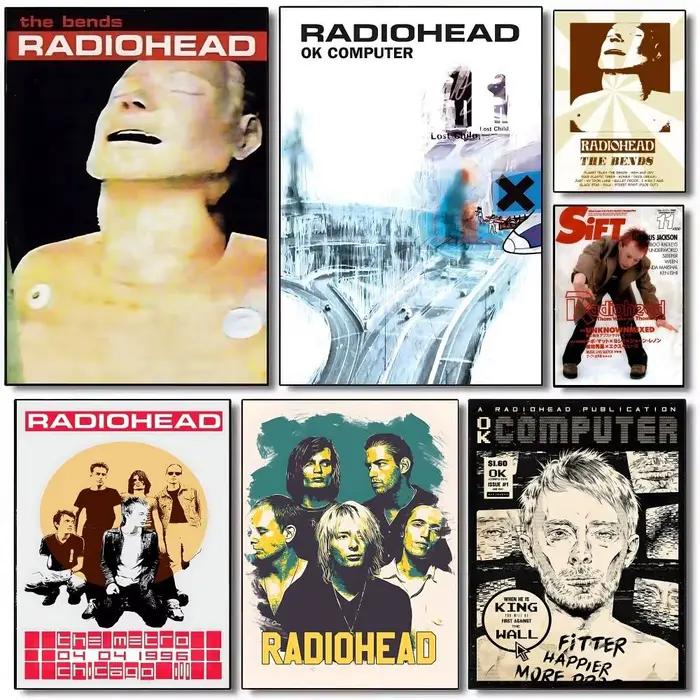 Personnages de groupe de Rock Vintage
