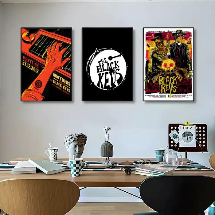 Les affiches classiques et les impressions d'art mural conviennent aux salons