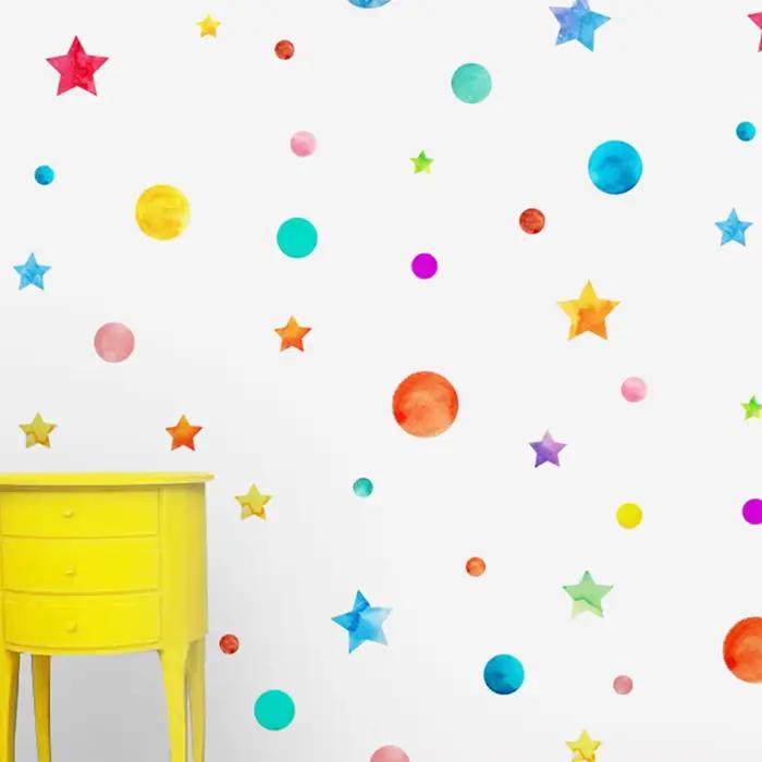 Autocollant mural étoiles pour chambre de bébé