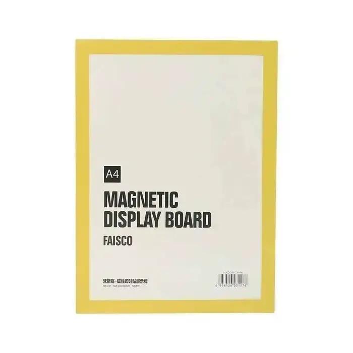 Cadre magnétique auto-adhésif pour affiche publicitaire