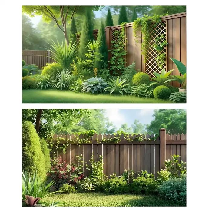 Toiles de fond de jardin pour mur 210x150cm