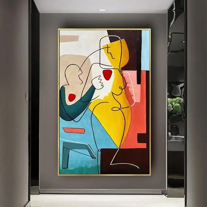 Affiche Murale Classique Scandinave Faite à la Main