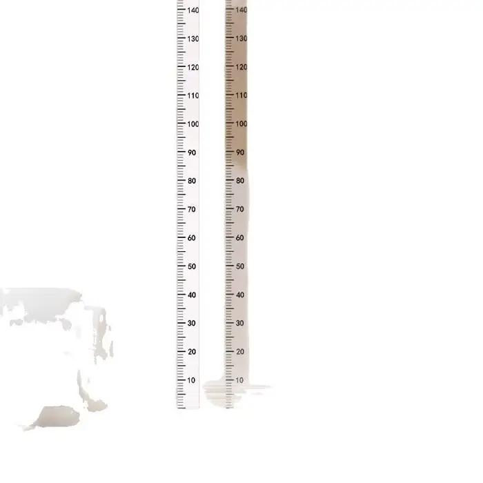 2m Wall Height Measurement Card - Easy-to-Read Durable PC Material Writeable & Removable Ideal for Room Decor