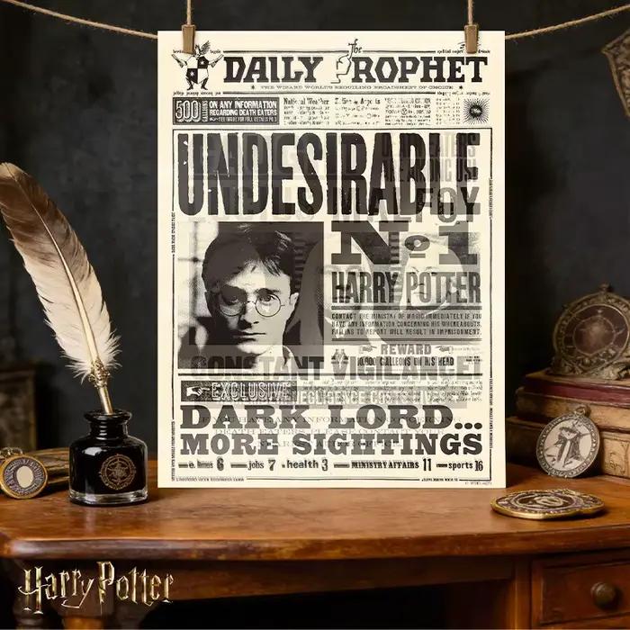Nouvelle affiche holographique officielle Harry Potter avec trois variations