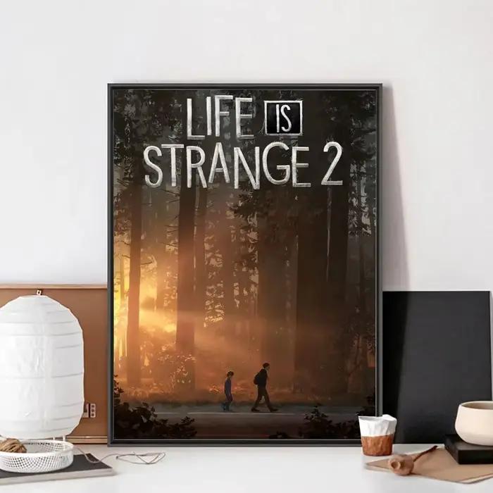 La vie est étrange la tempête jeu affiche Club Bar Vintage