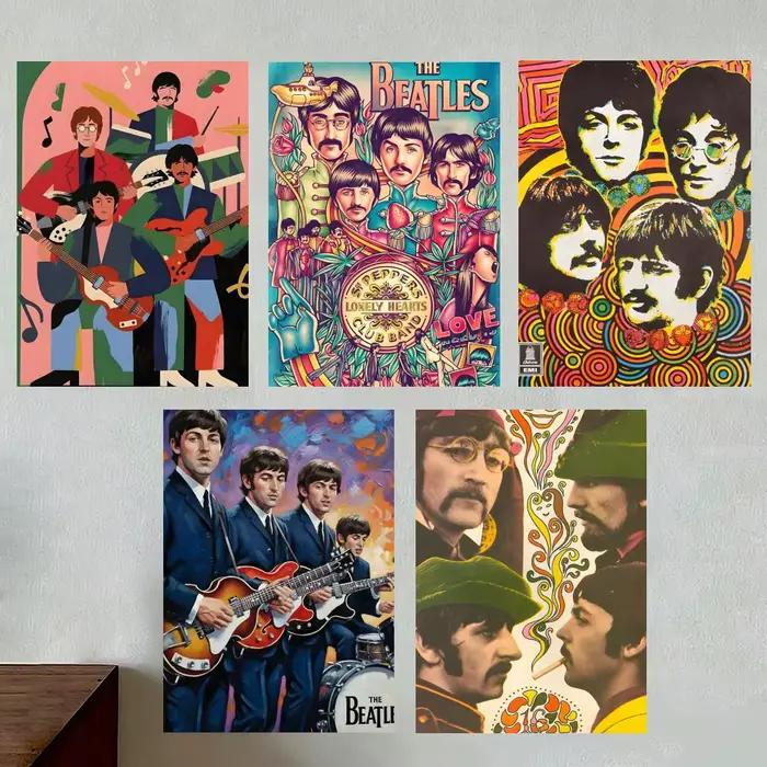 Affiche musicale T-The B-Beatles