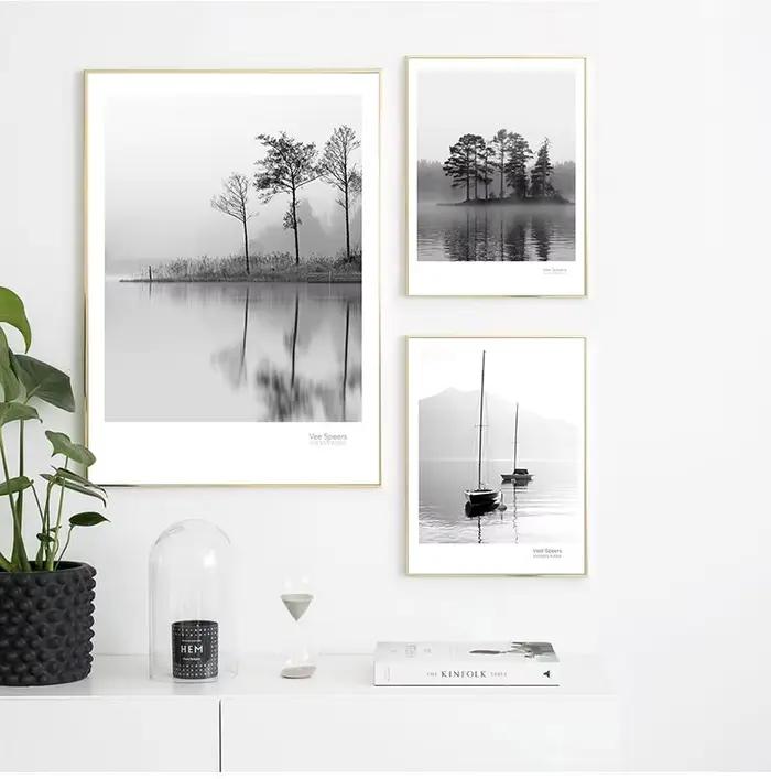 Toile de paysage scandinave