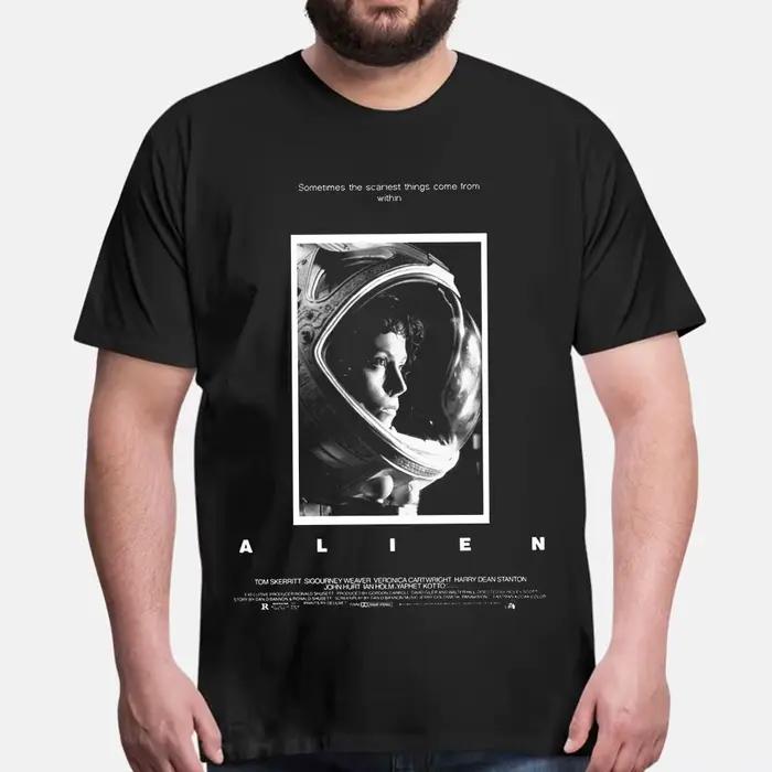 Alien Poster of Horror Movie, Sci Fi, Xenomorph, KEen Ripley, Économie grande taille, 100% coton imprimé, Y-Humorous Scopic