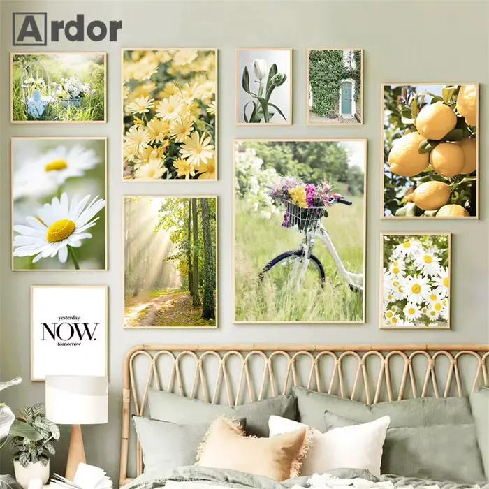 Affiche murale de paysage naturel de printemps