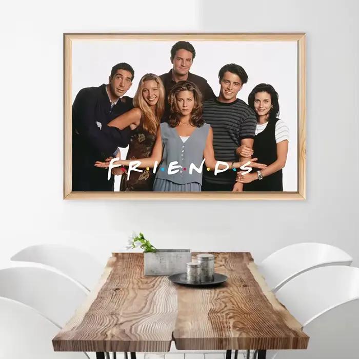 Affiches et imprimés de série TV classiques Friends, images murales, salon, chambre à coucher, décoration de la maison