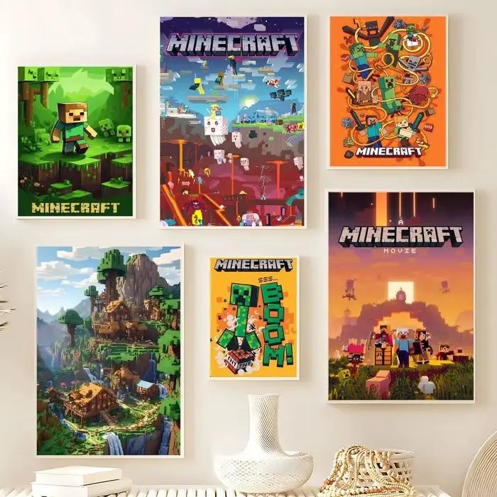 Affiche vintage hippie Game Mine-CraftS C-Classic