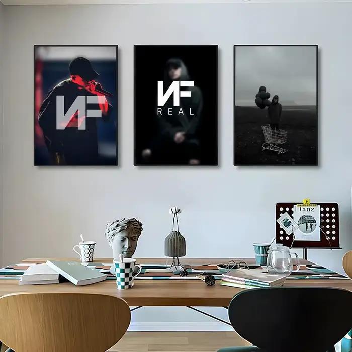 Affiche de chanteur rappeur N-NF