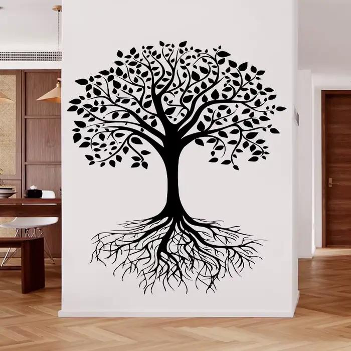 Autocollant mural arbre de vie en vinyle